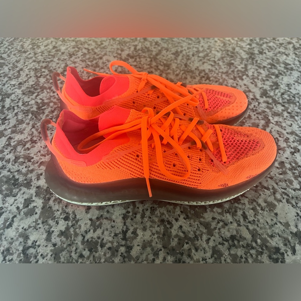 Adidas 4D Fusio 'Screaming Orange' FY5929 Primeknit Running‎ Shoe Mens 10.5